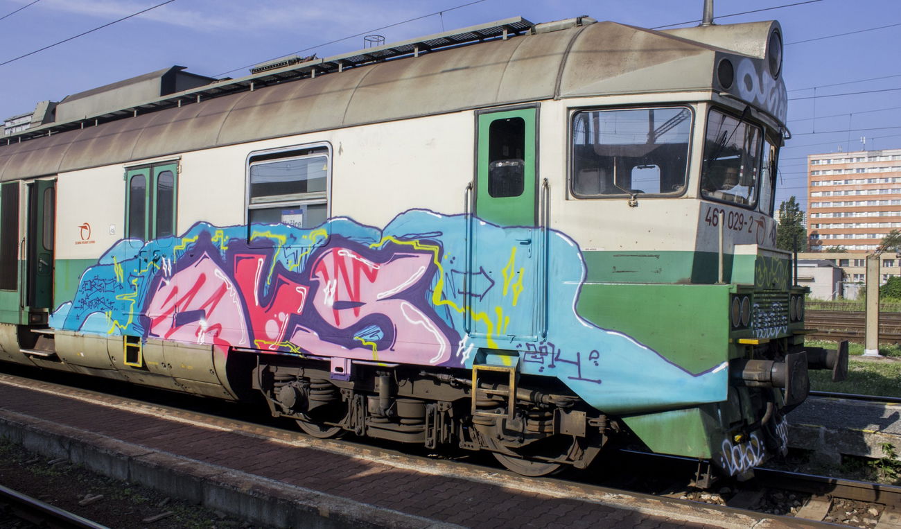 Graffiti Train - Photo by OUSSCREW