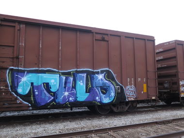 Graffiti Train - Photo by OUSSCREW