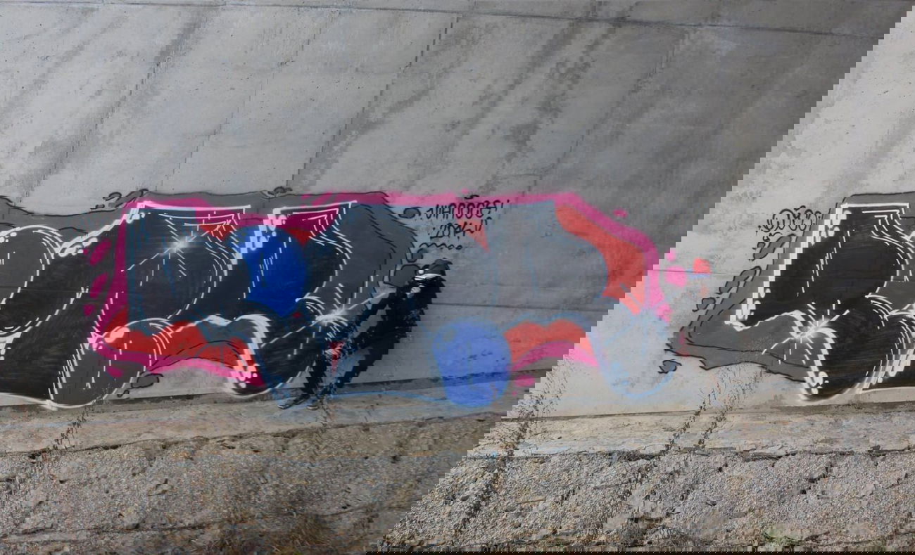 Graffiti Wall in District of Ruomberok - Photo by OUSSCREW