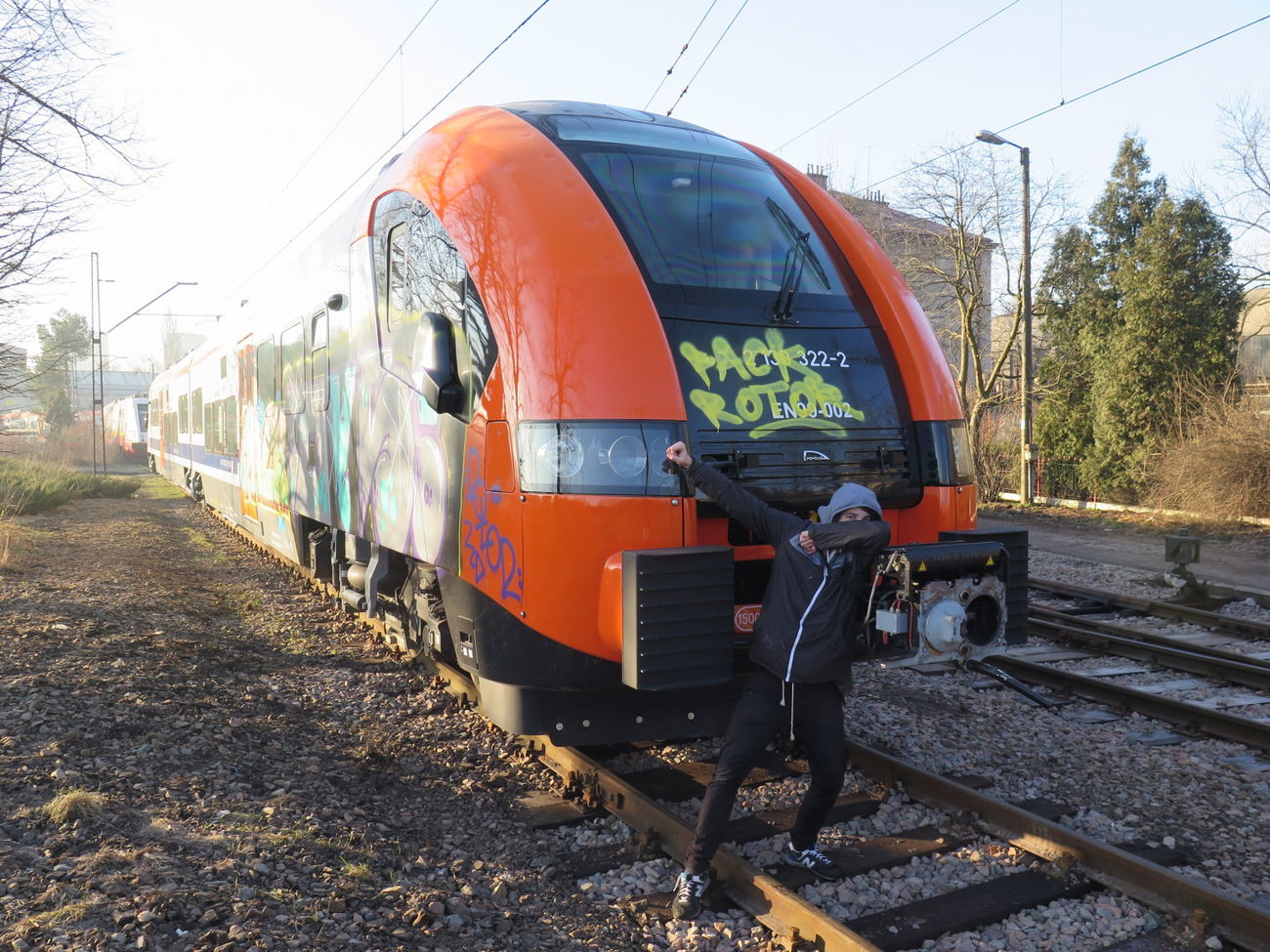 Graffiti Train - Photo by OUSSCREW