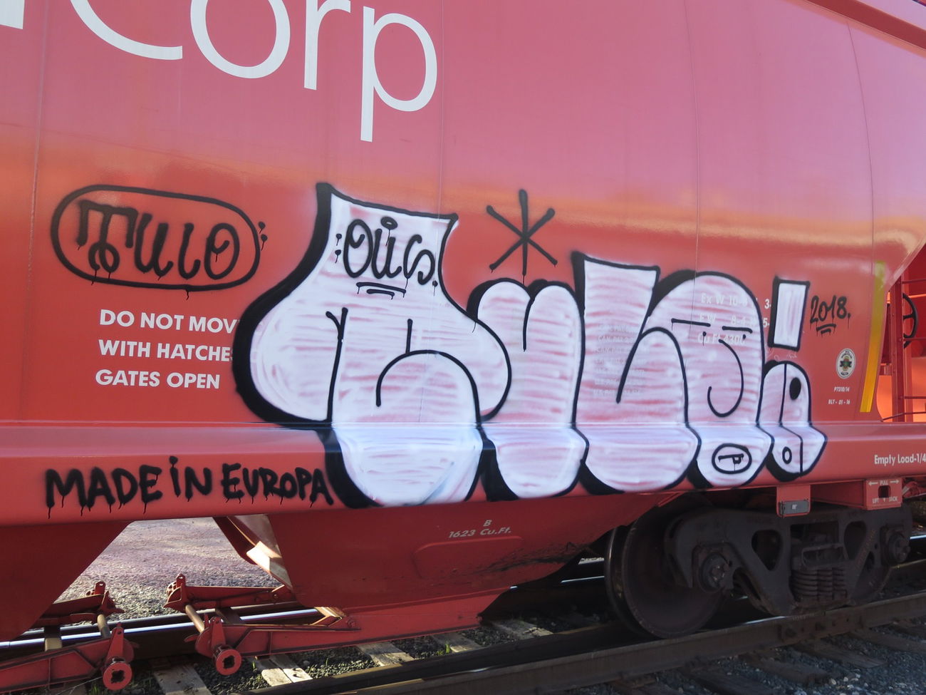 Graffiti Train - Photo by OUSSCREW