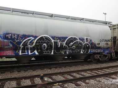 Graffiti Train - Photo by OUSSCREW