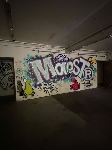 Graffiti Wall in Kent, wa - Photo by Observer206 - maestro, mrsa, seattle (2026)