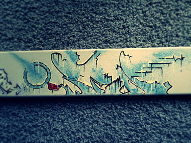 Graffiti Sketch in Germany - Photo by Ofen - canvas, 10x100