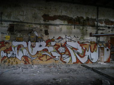 Graffiti Bombing - Photo by Ofen - COSI, OFEN, EMU (2012)