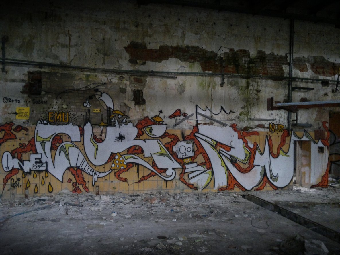 Graffiti Bombing - Photo by Ofen - COSI, OFEN, EMU (2012)