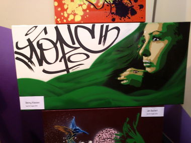 Graffiti Artwork in Minden - Photo by OfficialTopic1 - Canvas, Topic1, Minden (2012)