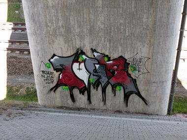 Graffiti Bombing in Deutschland - Photo by Oger