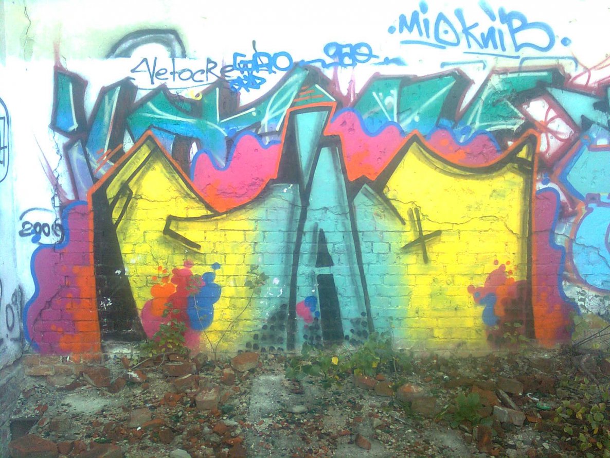 Graffiti Wall - Photo by Okrs01 - GAO (2010)