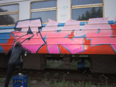 Graffiti Train - Photo by Okrs01 - OKRS (2014)