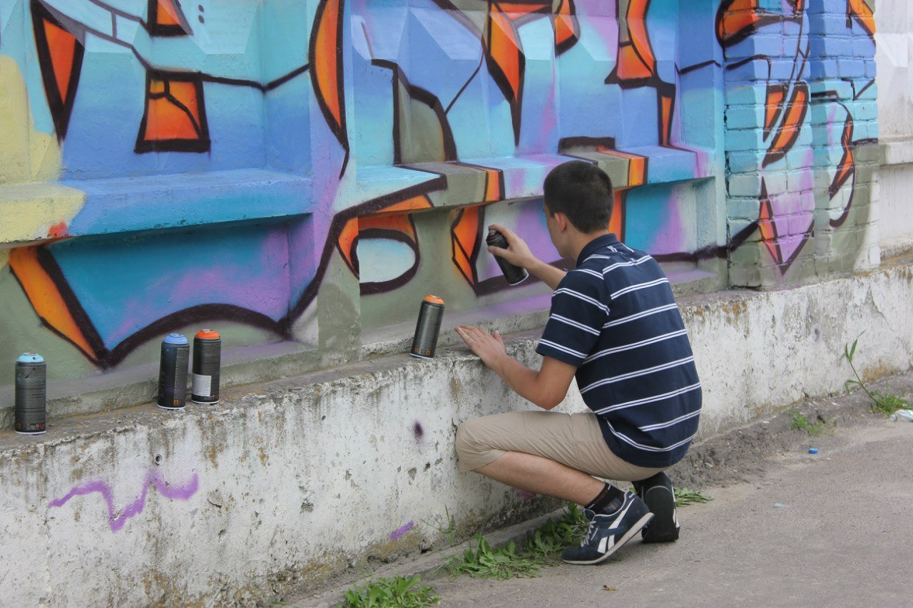 Graffiti Wall - Photo by Okrs01 - OKRS, Action (2014)