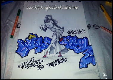 Graffiti Sketch - Photo by OktayKung - OktayKung (2013)
