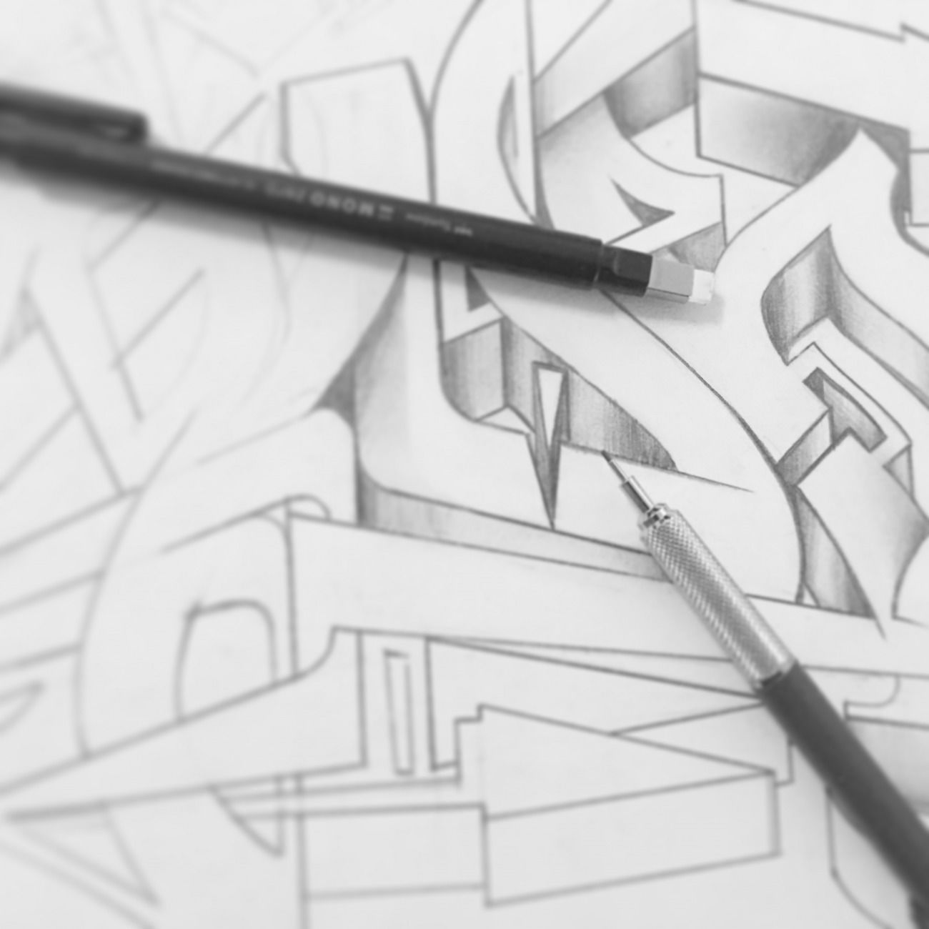 Graffiti Sketch - Photo by Olboy - olboymelon (2016)