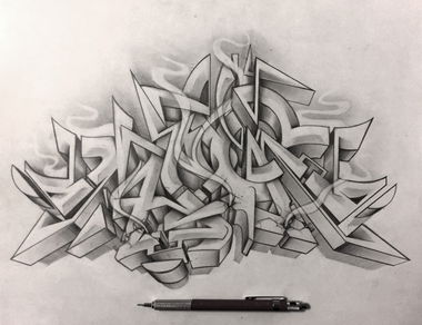 Graffiti Sketch - Photo by Olboy - melon, olboymelon (2016)