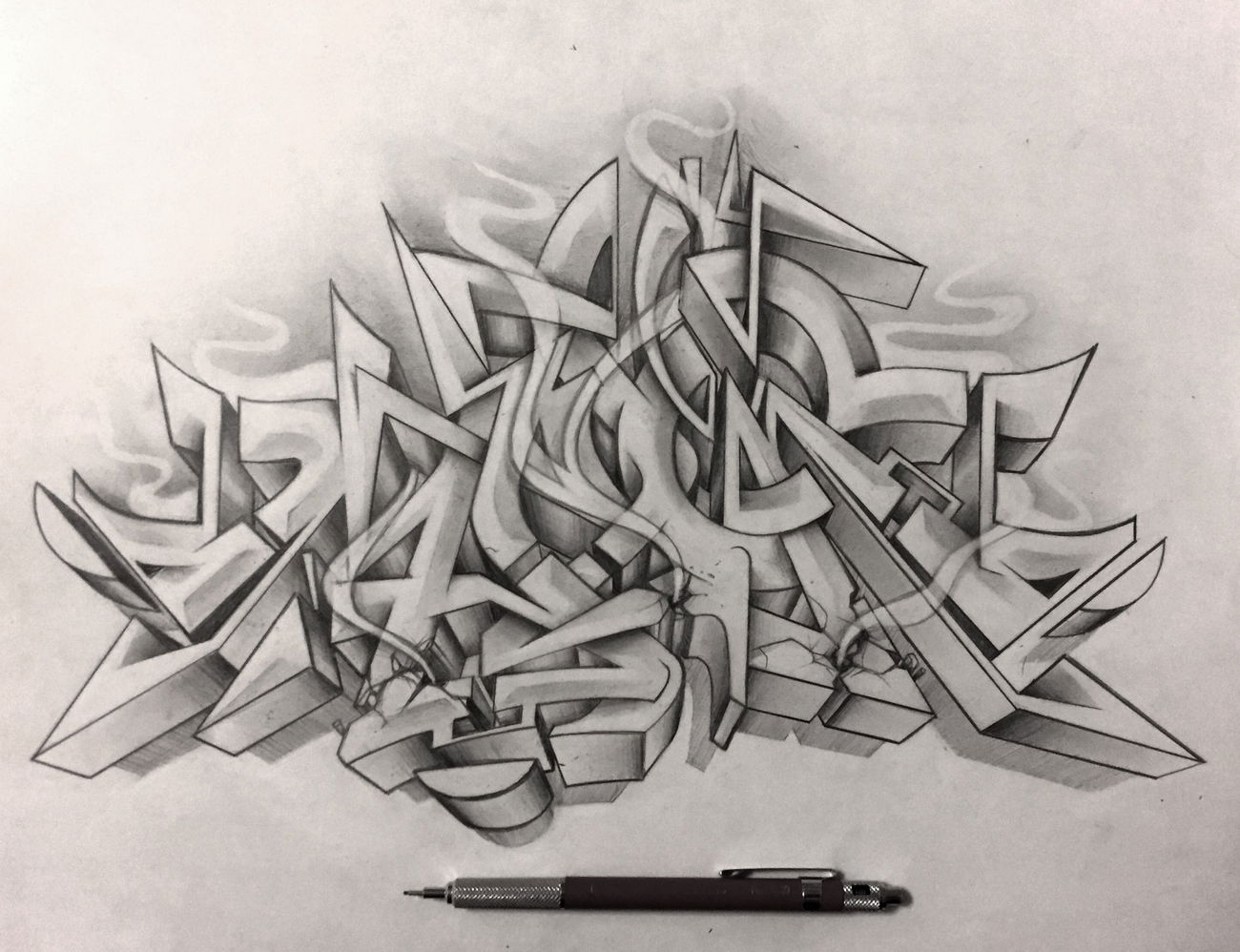 Graffiti Sketch - Photo by Olboy - melon, olboymelon (2016)