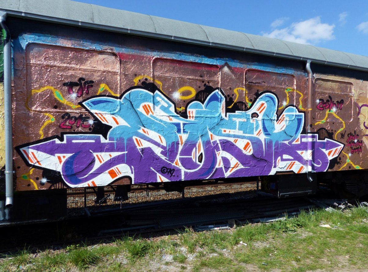 Graffiti Train in Jena - Photo by Oldschool - Zosk79