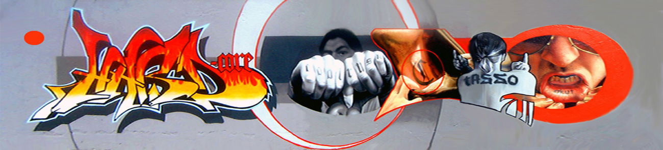 Graffiti Wall in Weimar - Photo by Oldschool - Hardcore, Case, Akut