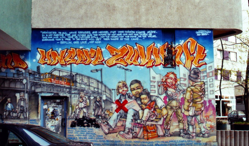 Graffiti Wall in Berlin - Photo by Oldschool - Mode2