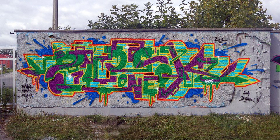 Graffiti Wall - Photo by Oldschool