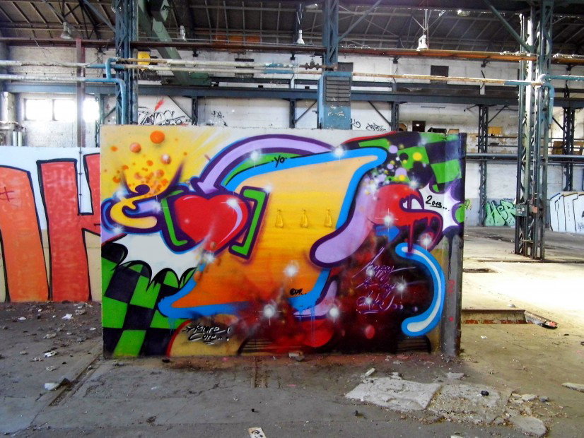 Graffiti Wall in Erfurt - Photo by Oldschool - Zosk79