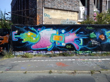 Graffiti Wall in Erfurt - Photo by Oldschool - Csoz, Zosk79