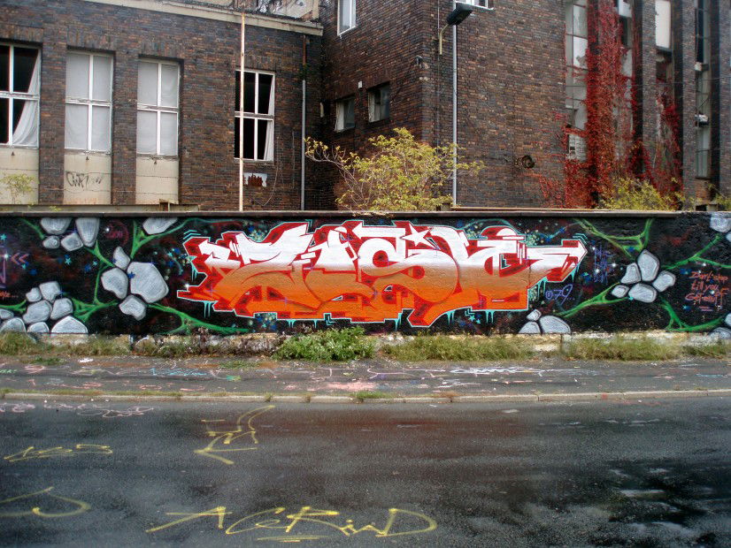 Graffiti Wall in Erfurt - Photo by Oldschool - Zosk79