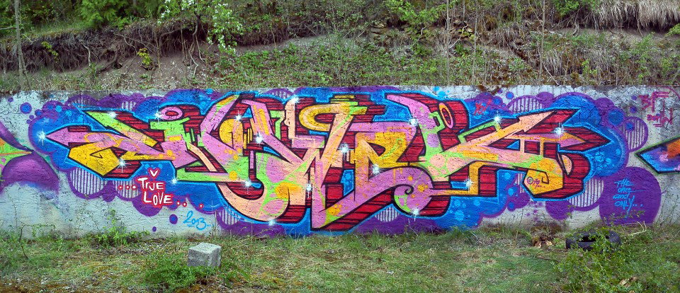 Graffiti Wall in Barcelona - Photo by Oldschool - Juwel79, Zosk79, TRUE