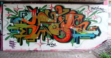 Graffiti Wall in Erfurt - Photo by Oldschool - Zosk79, Rokoe, Koma