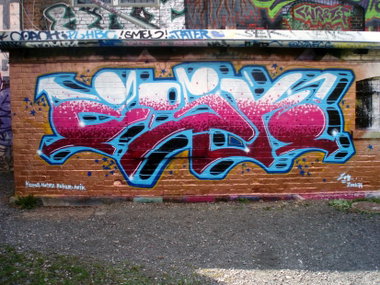 Graffiti Wall in Jena - Photo by Oldschool - Zosk79