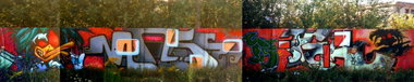 Graffiti Wall in Jena - Photo by Oldschool - Mase, Stek, MFS