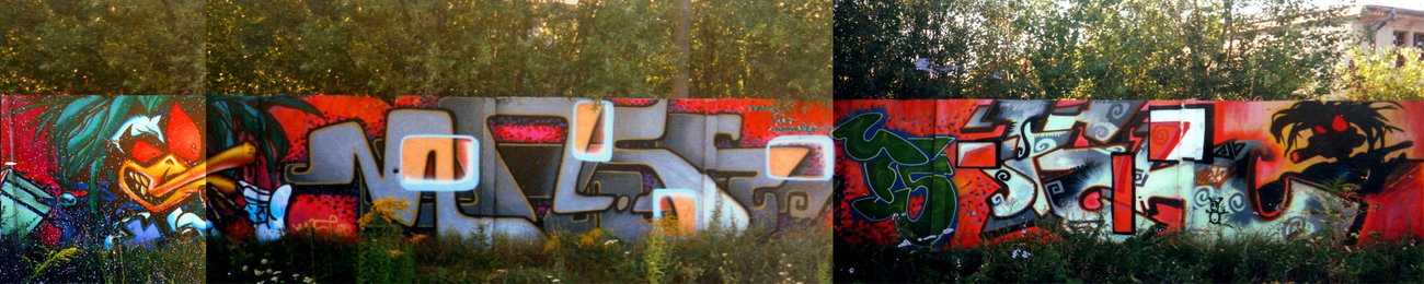 Graffiti Wall in Jena - Photo by Oldschool - Mase, Stek, MFS