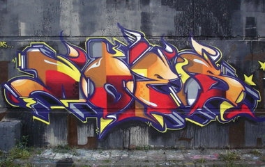 Graffiti Wall in Maastricht - Photo by Oldschool - DOES