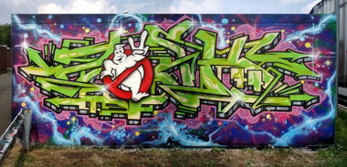 Graffiti Wall in Jena - Photo by Oldschool - Zosk79