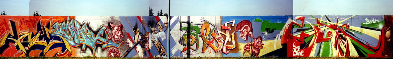 Graffiti Wall in Jena - Photo by Oldschool