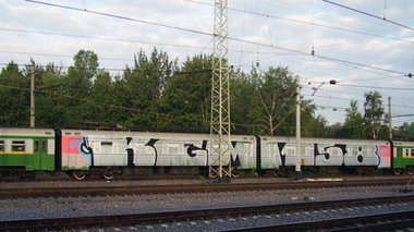 Graffiti Train - Photo by Oldschool - KGM, 158