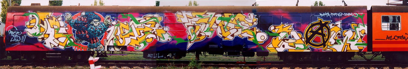 Graffiti Train - Photo by Oldschool