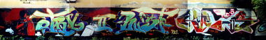 Graffiti Train in Jena - Photo by Oldschool - T2B, Kaos, TC5