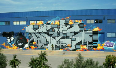 Graffiti Wall - Photo by Oldschool - Dems, Mustang