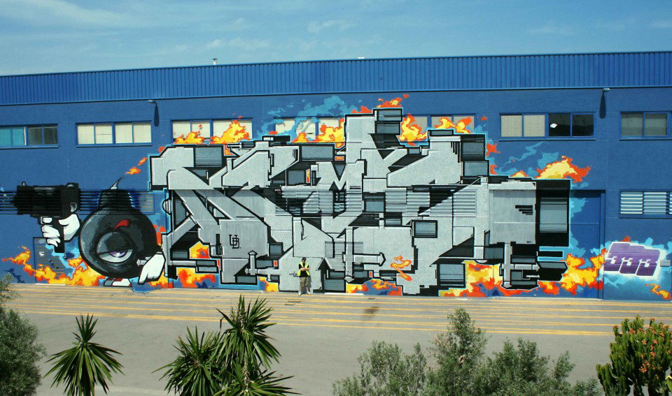 Graffiti Wall - Photo by Oldschool - Dems, Mustang