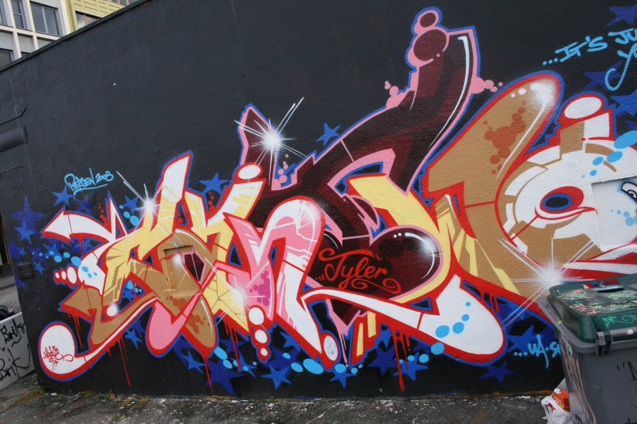 Graffiti Wall in Bergen - Photo by Oldschool - Can2