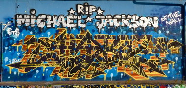 Graffiti Wall in Berlin - Photo by Oldschool - Hard, ETS