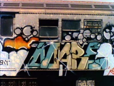 Graffiti Train in New York - Photo by Oldschool - Mare