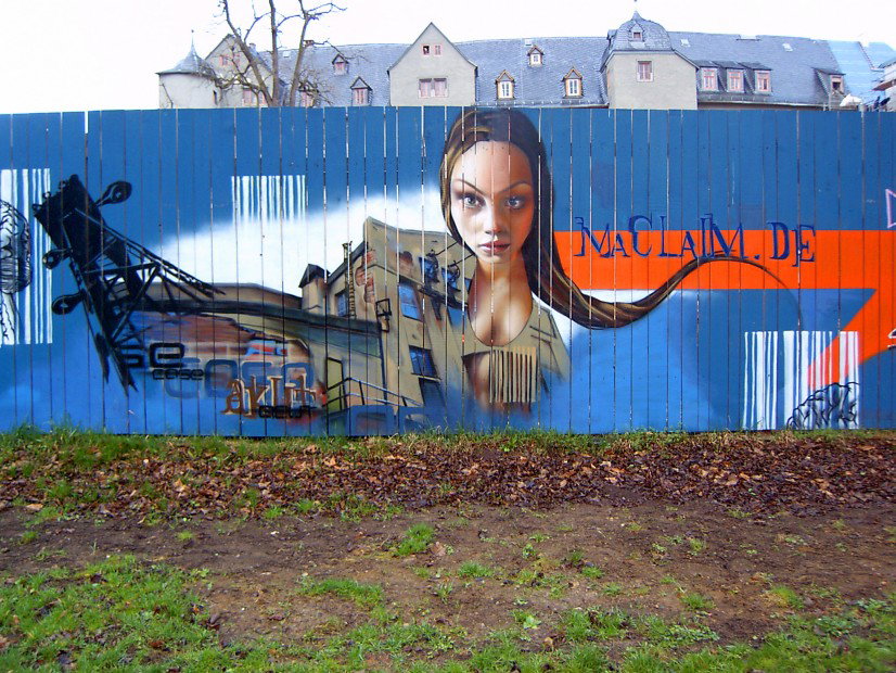 Graffiti Wall in Weimar - Photo by Oldschool - Maclaim