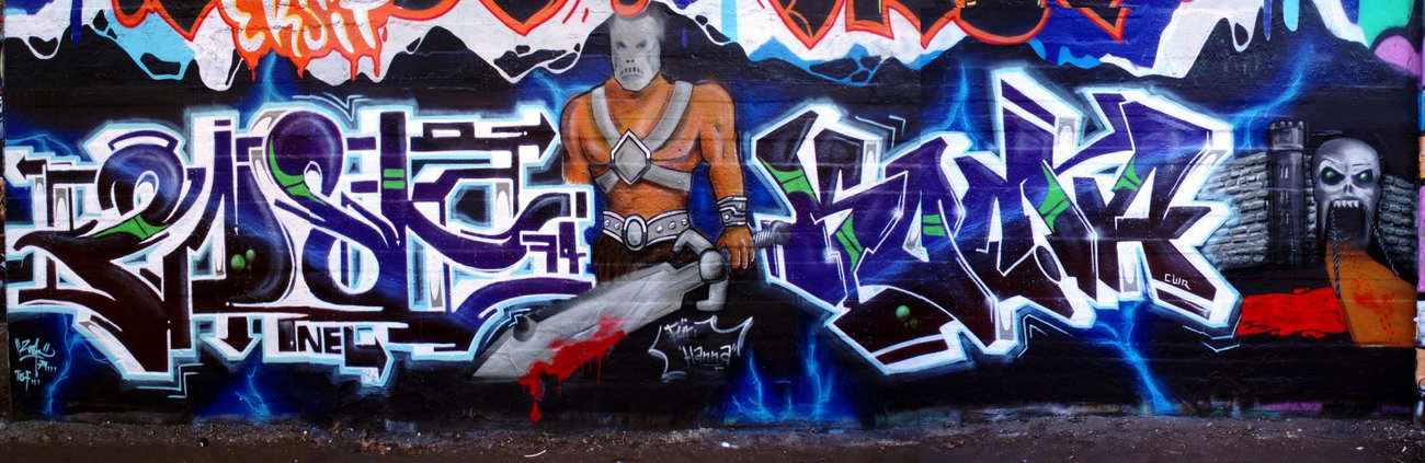 Graffiti Wall in Hamburg - Photo by Oldschool - Zosk79, Koma