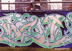 Graffiti Wall in Berlin - Photo by Oldschool - Odem, SOS