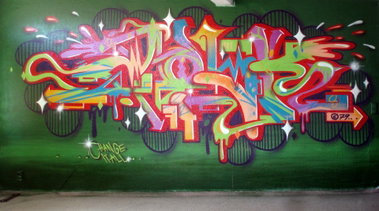 Graffiti Wall in Barcelona - Photo by Oldschool - Zosk79