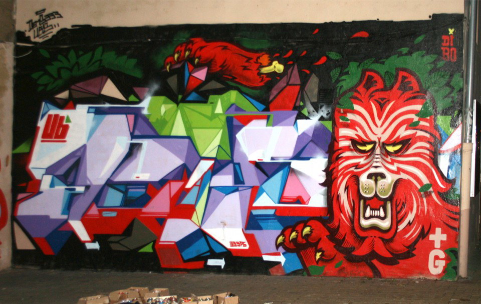 Graffiti Wall - Photo by Oldschool - Dems
