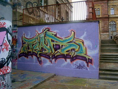Graffiti Wall in Weimar - Photo by Oldschool - Foar