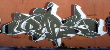 Graffiti Wall in Miami - Photo by Oldschool - Dare, TWS