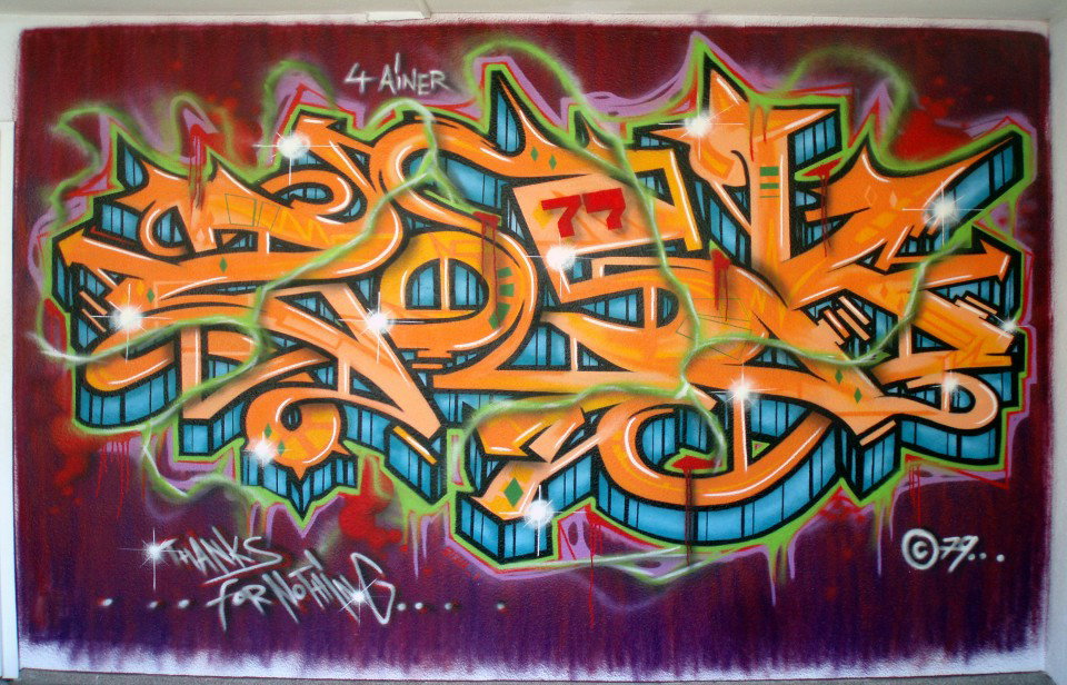 Graffiti Wall in Barcelona - Photo by Oldschool - Zosk79